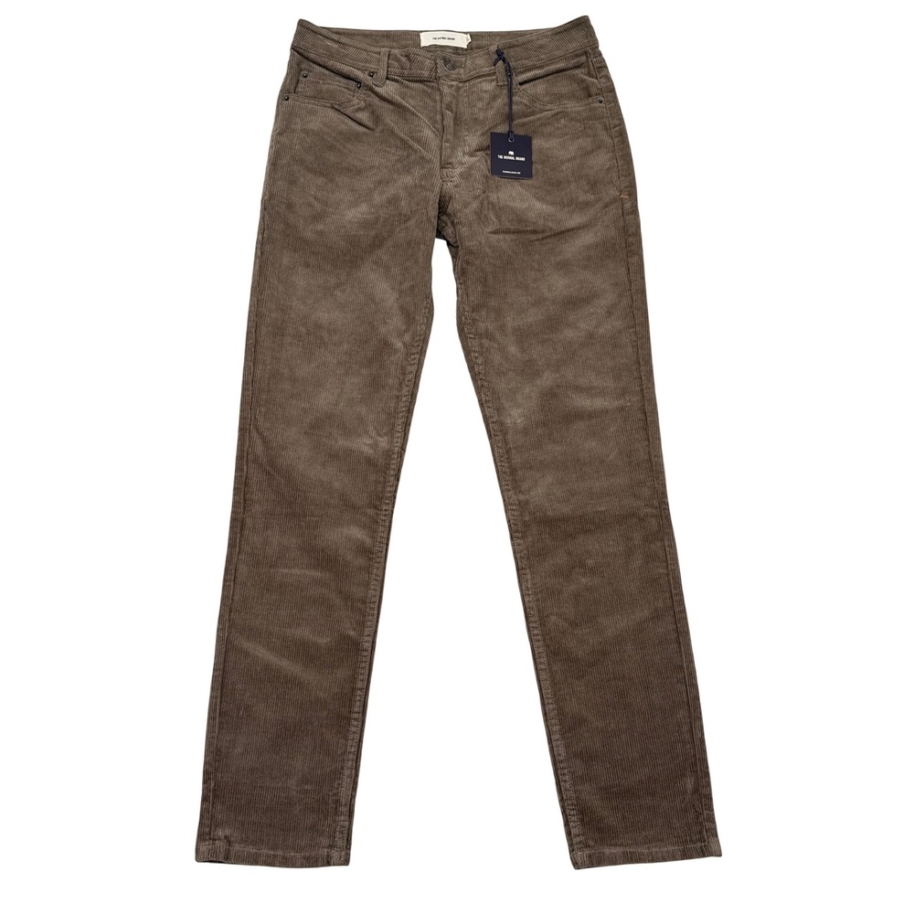 The Normal Brand Pants Mens Size 30 x 32 Brown Corduroy 5 Pocket Slim Fit NEW